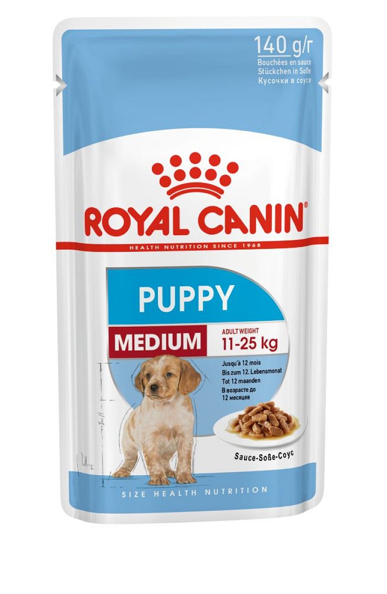 Royal Canin Kap. RC SHN MEDIUM PUPPY 140 g (KS) EXPIRACE červenec (05.07.2025)