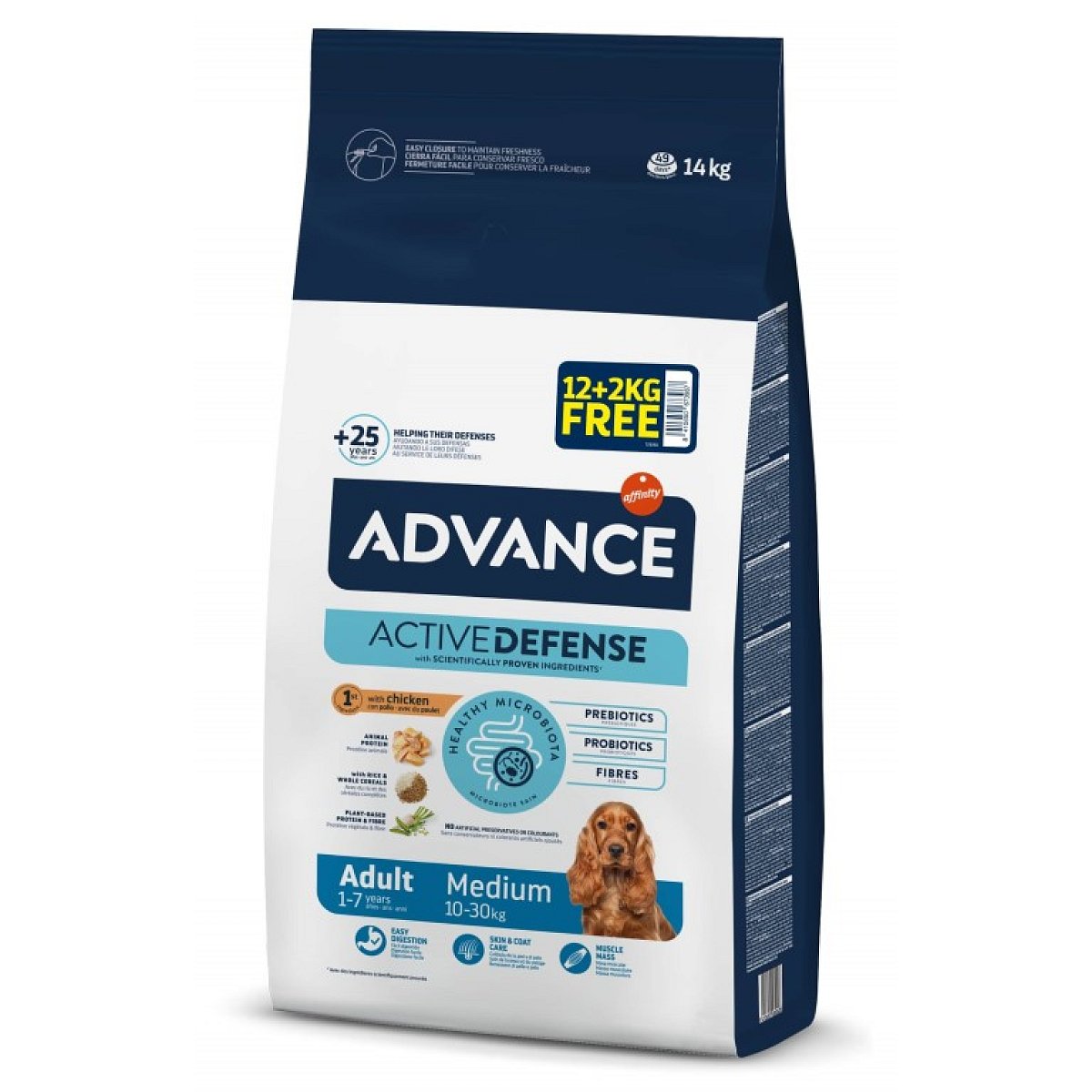 ADVANCE DOG MEDIUM Adult 14kg