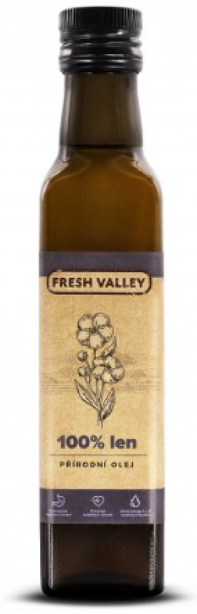 Fresh Valley olej lneny 250ml - EXPIRACE červenec (02.07.2025)