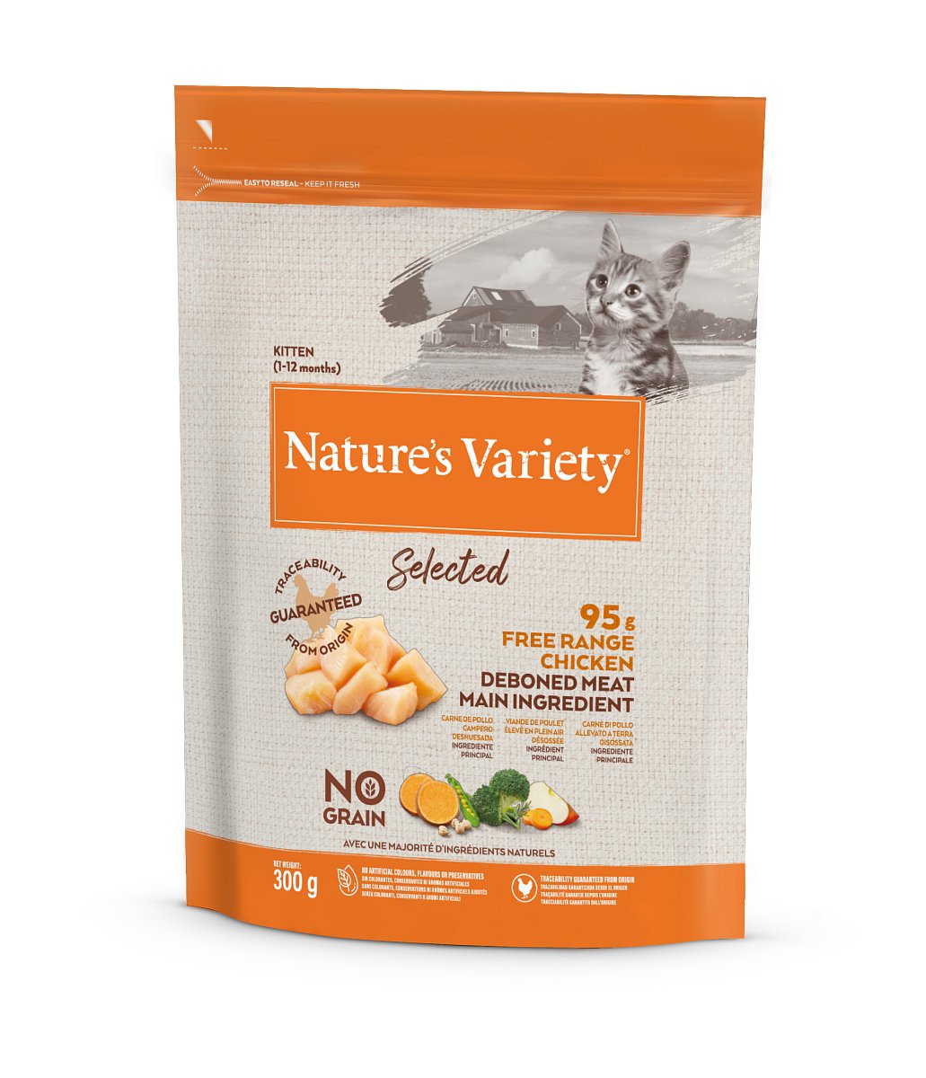 Nature's Variety Nature´s variety select. kitten s kurecim 300g 3 EXPIRACE červenec (16.07.2025)