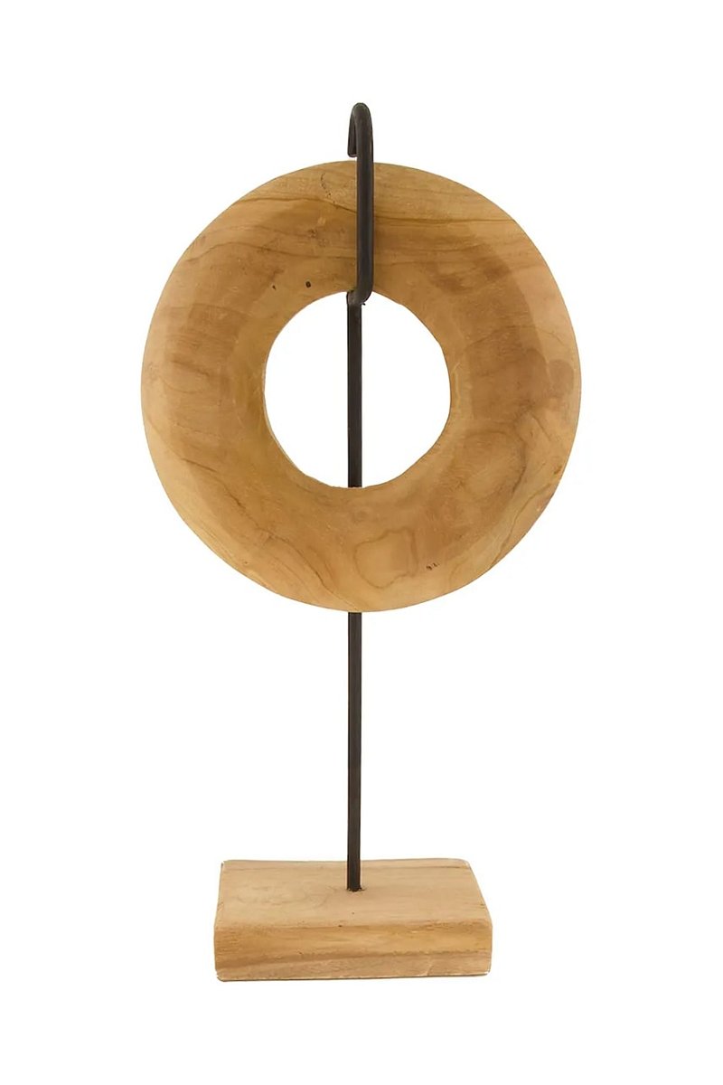 Dekorativní figurka 22 x 10 x 44 cm hnědá barva