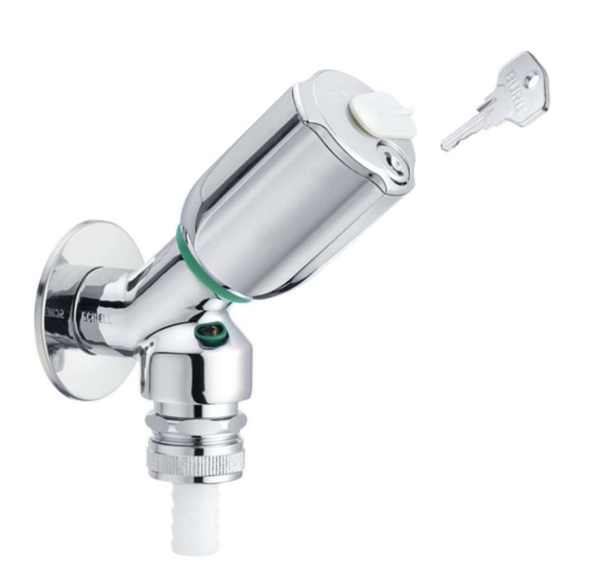 Schell Secur - Šikmý přístrojový ventil, chrom 035730699