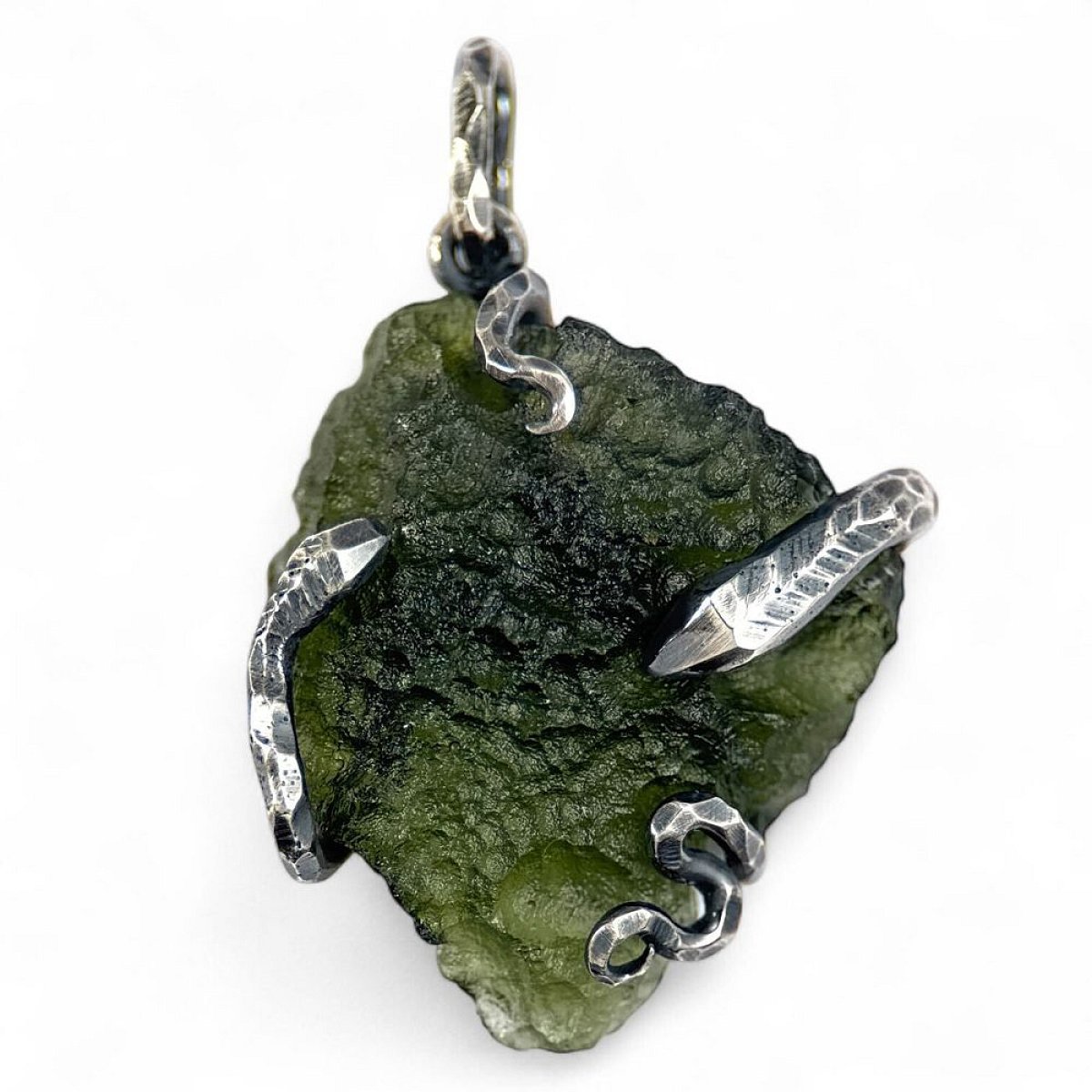 SERPENT, přívěsek - vltavín, stříbro 925/1000