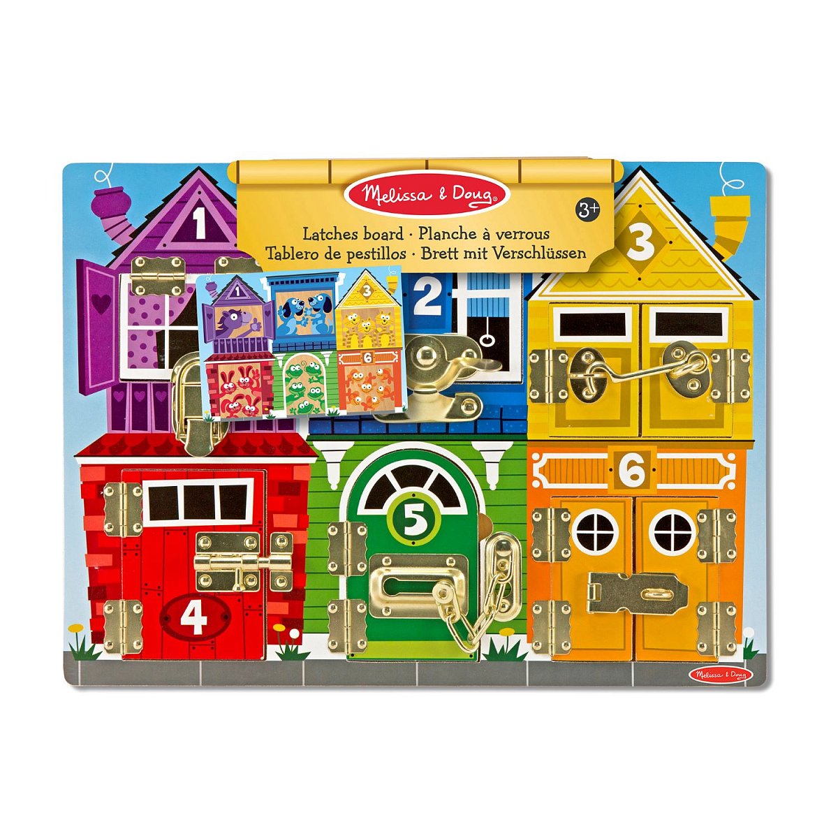 Melissa & Doug - Výuková hračka - zámky