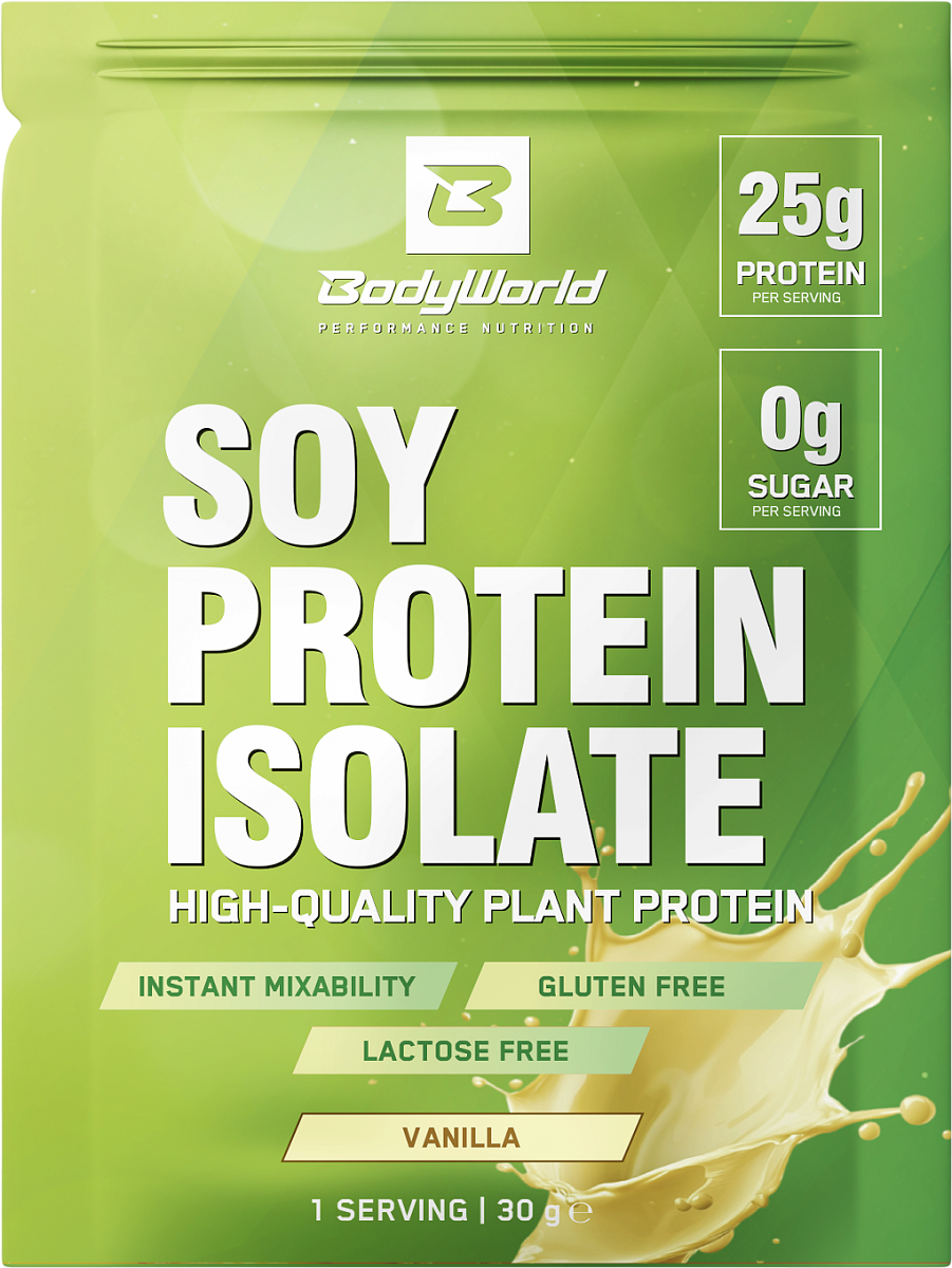 BodyWorld Soy Protein Isolate 30 g vanilka
