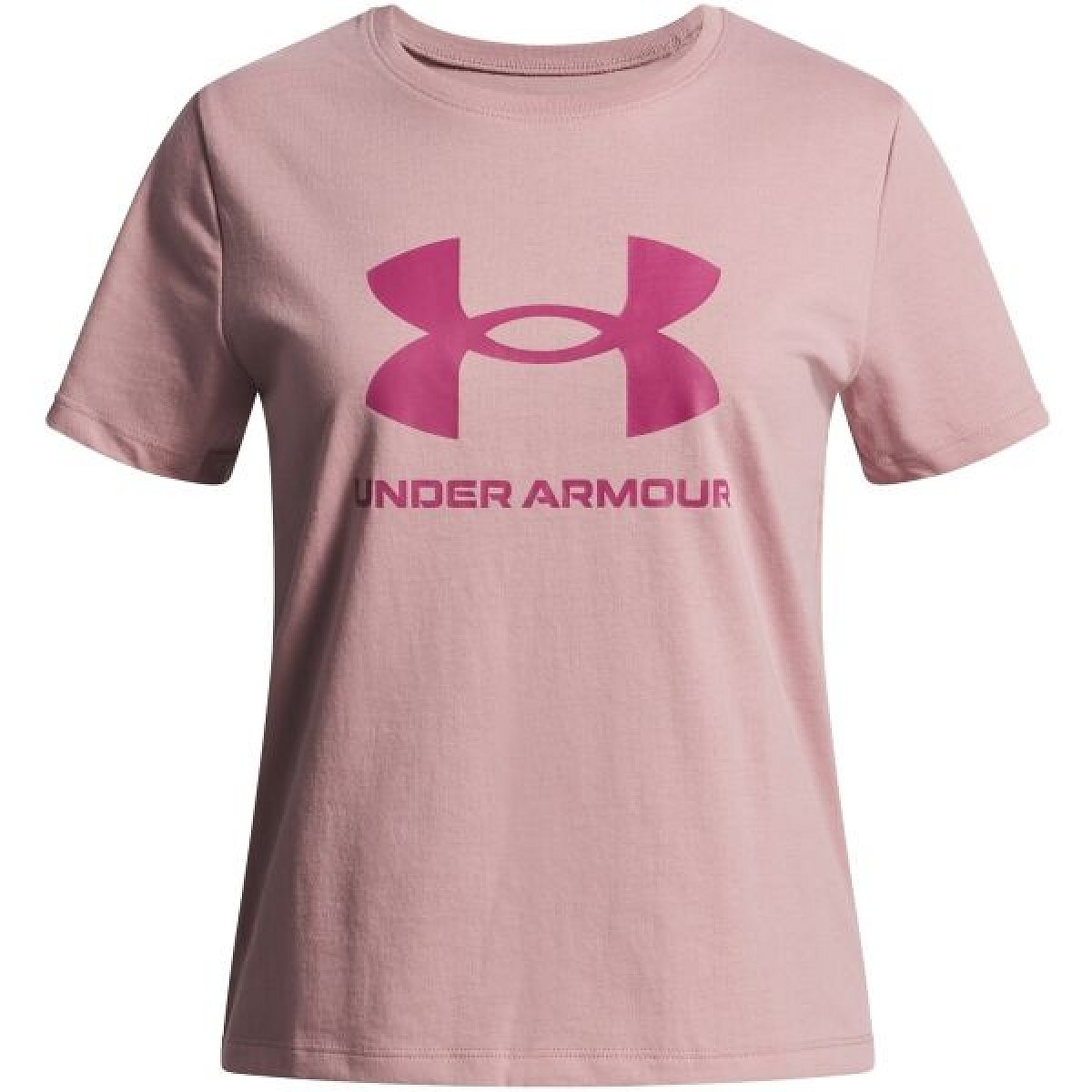 Under Armour BIG LOGO Dívčí triko, růžová, velikost M