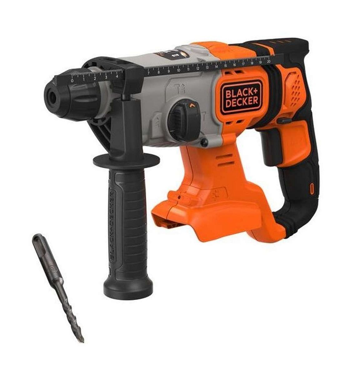 BLACK+DECKER - 18V AKU kombinované kladivo, bez baterie a nabíječky BCD900B-XJ
