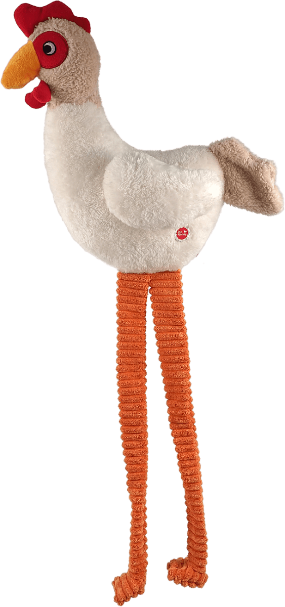 Hračka Dog Fantasy Rustling Jumbo šustící slepice s pískátkem 80cm​