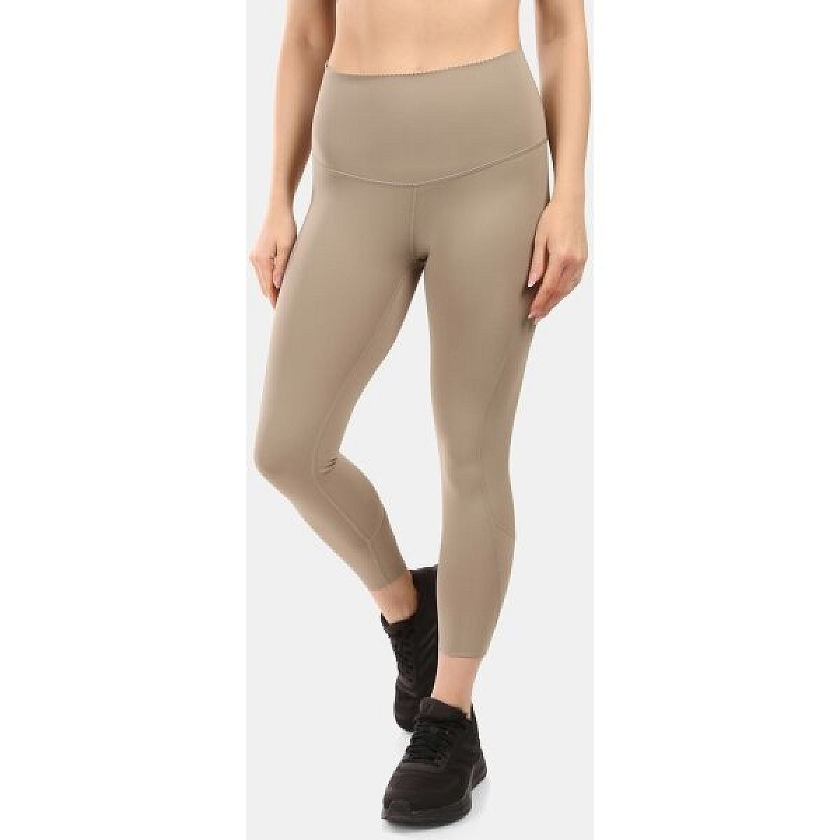 KILPI RIVIAN Dámské fitness legíny, khaki, velikost