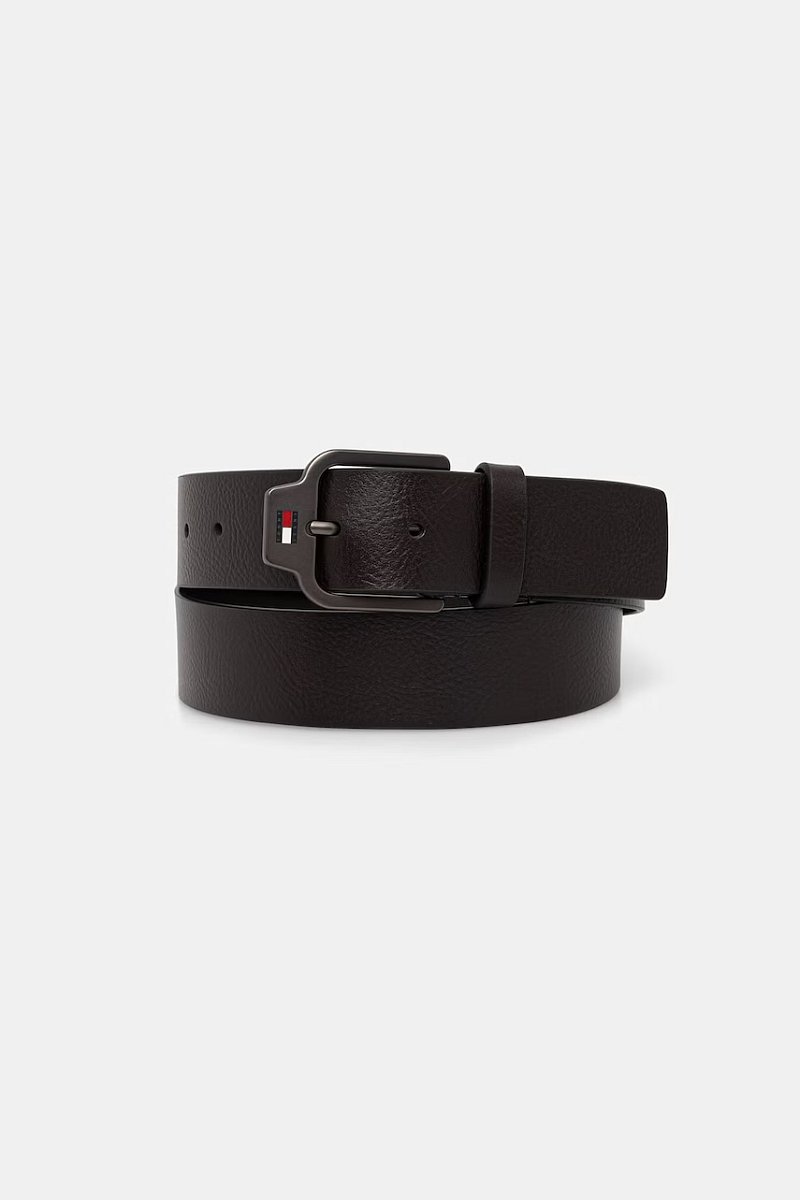 Tommy Jeans pásek pánský kožený