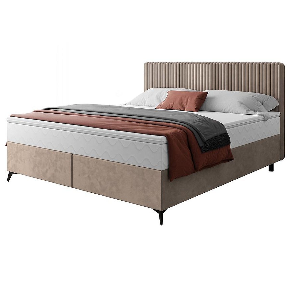 Postel Wave s topperem 180x200 Manila 21/Tilia 17