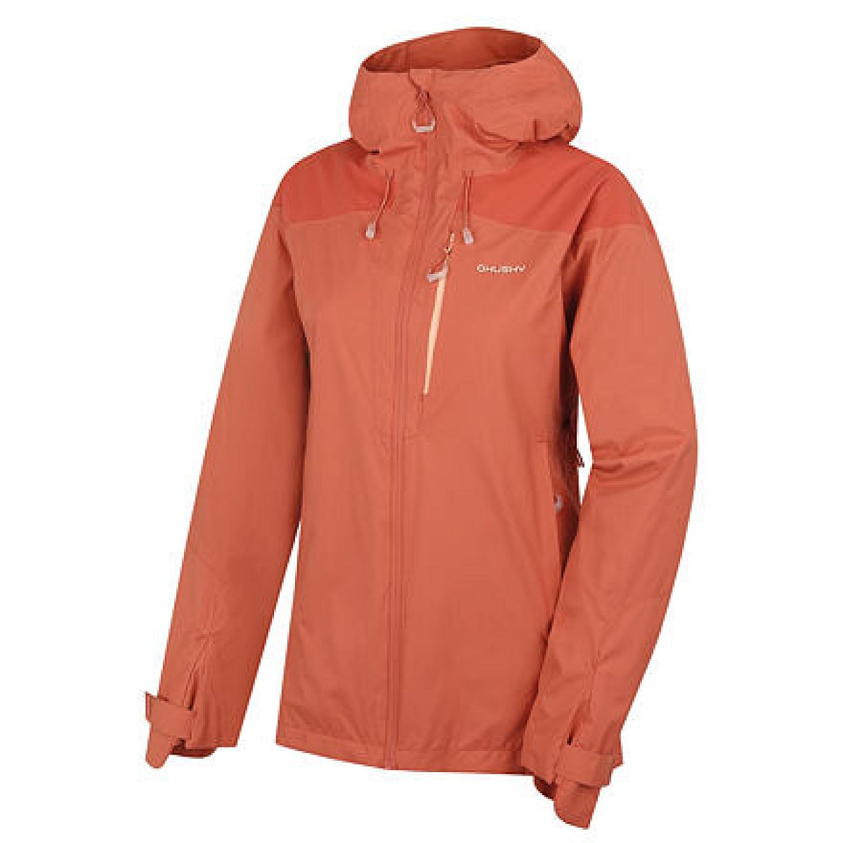 Dámská hardshell bunda HUSKY Nicker L faded orange velikost XS