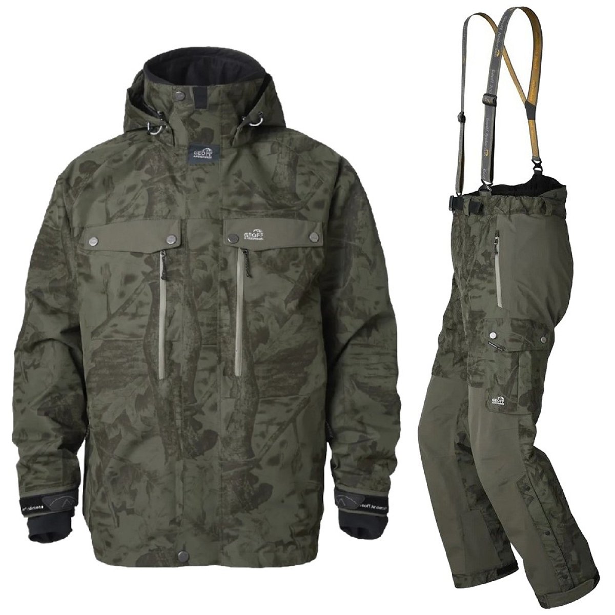 Geoff anderson bunda dozer7 leaf maskáč + kalhoty urus7 leaf maskáč - m