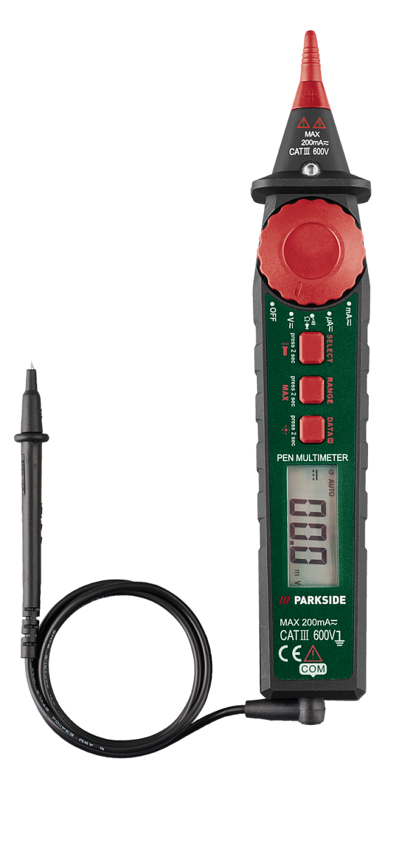 Parkside® Klešťový multimetr PZM 2 B4 / Tužkový multimetr PSM 2 B4 (tužkový multimetr)