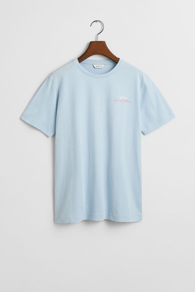 TRIČKO GANT SAILING GAPHIC T-SHIRT CALMING BLUE