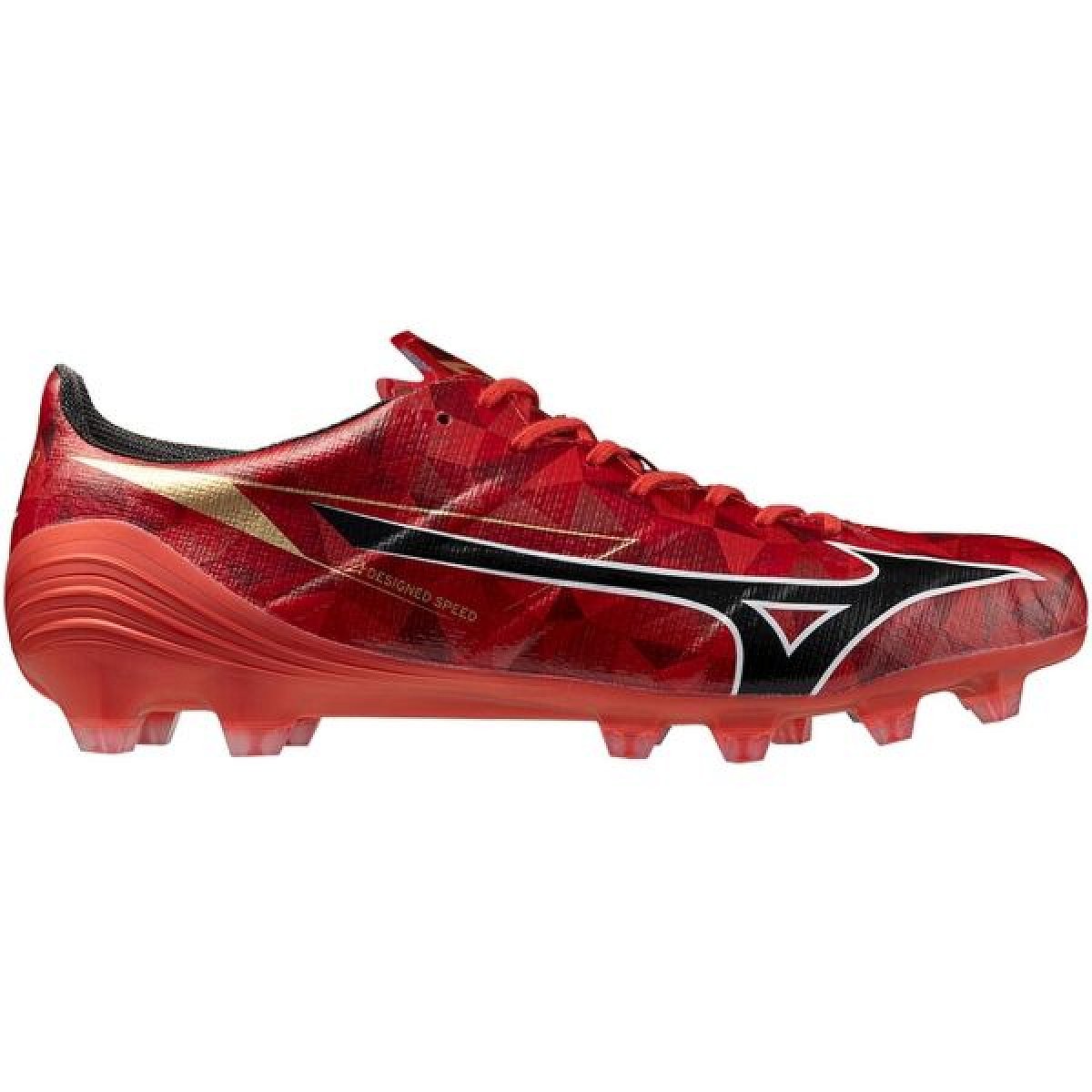 Mizuno ALPHA II ELITE FG Pánské kopačky, červená, velikost 42