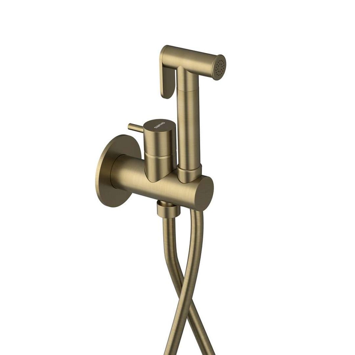 Sapho Ultramix - Bidetová baterie pod omítku, se sprškou, s tělesem, matná zlatá UT013G