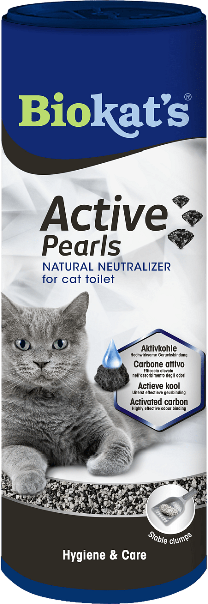 Osvěžovač WC Biokat's Active Pearls uhlí 700 ml