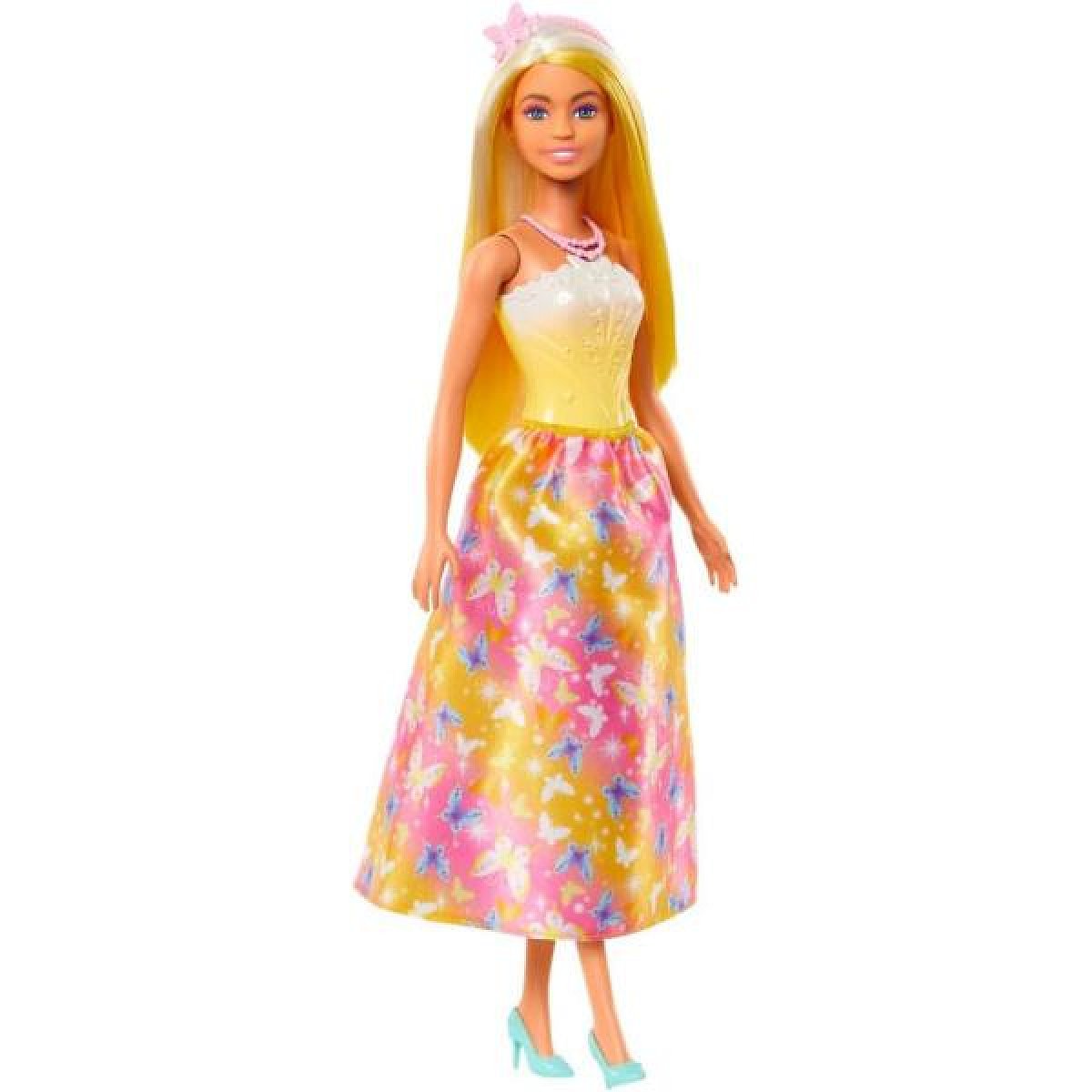 Mattel Barbie Pohádková princezna - žlutá