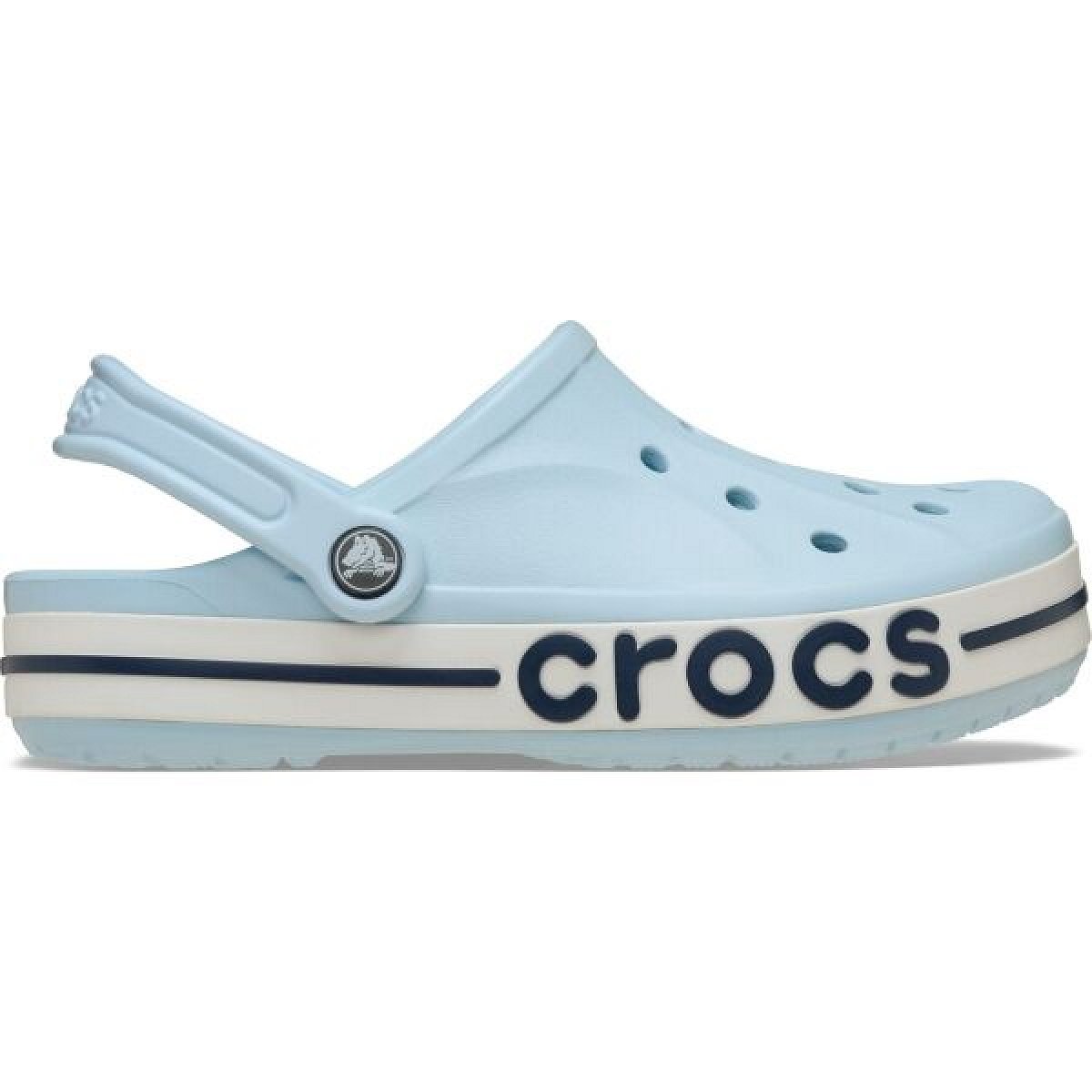 Crocs BAYABAND CLOG Unisex pantofle, světle modrá, velikost 42/43