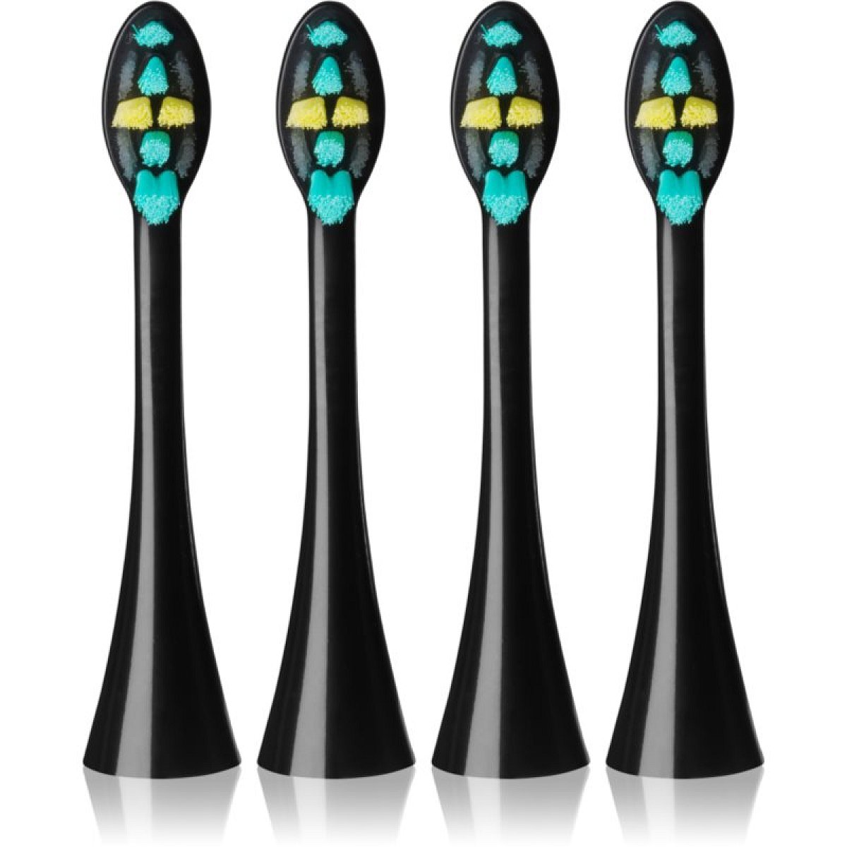 Concept Perfect Smile 3D Daily Clean náhradní hlavice pro sonický kartáček Black 4 ks
