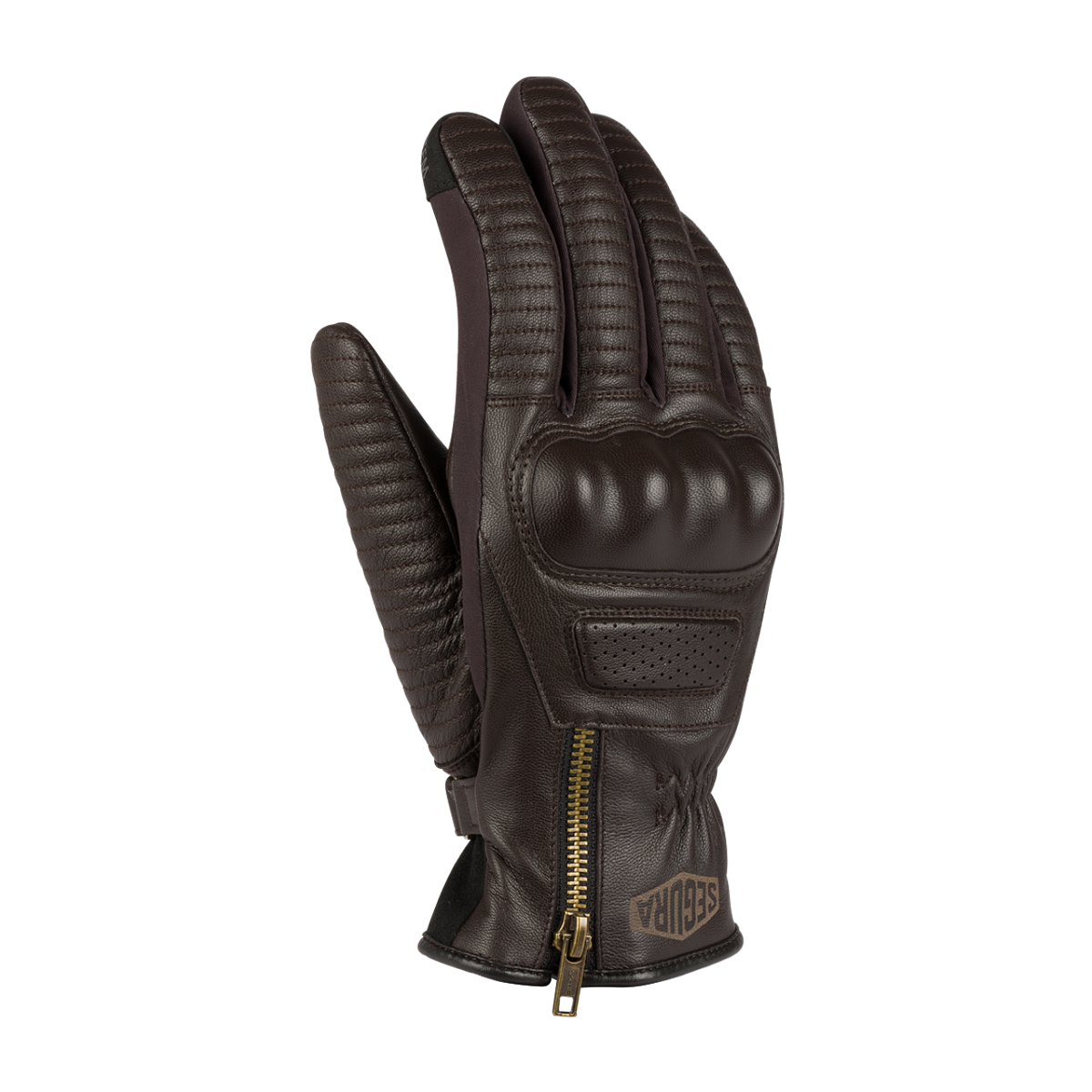 Motocyklové Rukavice Segura Synchro Hnědá 2XL (12)