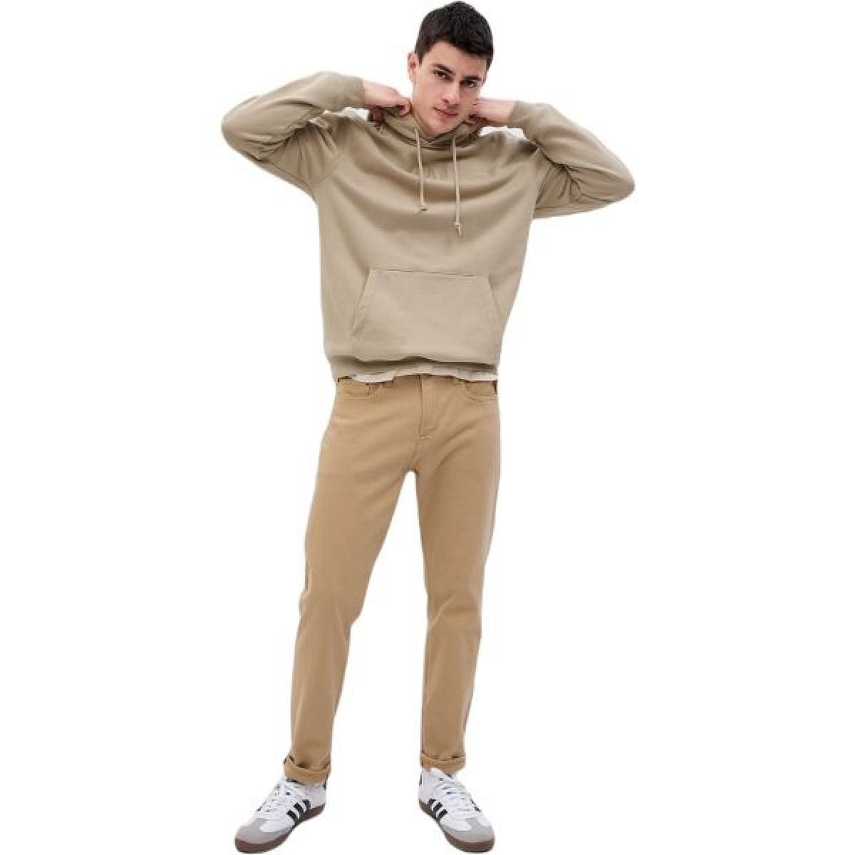 GAP SLIM STR Pánské džíny, béžová, velikost