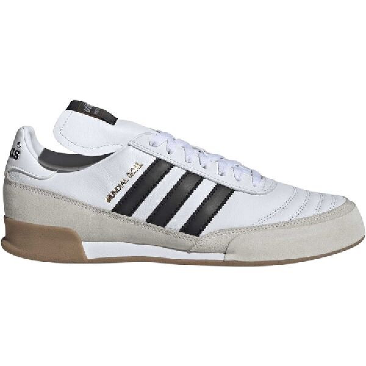 adidas MUNDIAL GOAL LEATHER Pánská sálová obuv, bílá, velikost 47 1/3