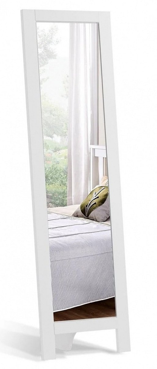 Stojací zrcadlo paxton - bílá