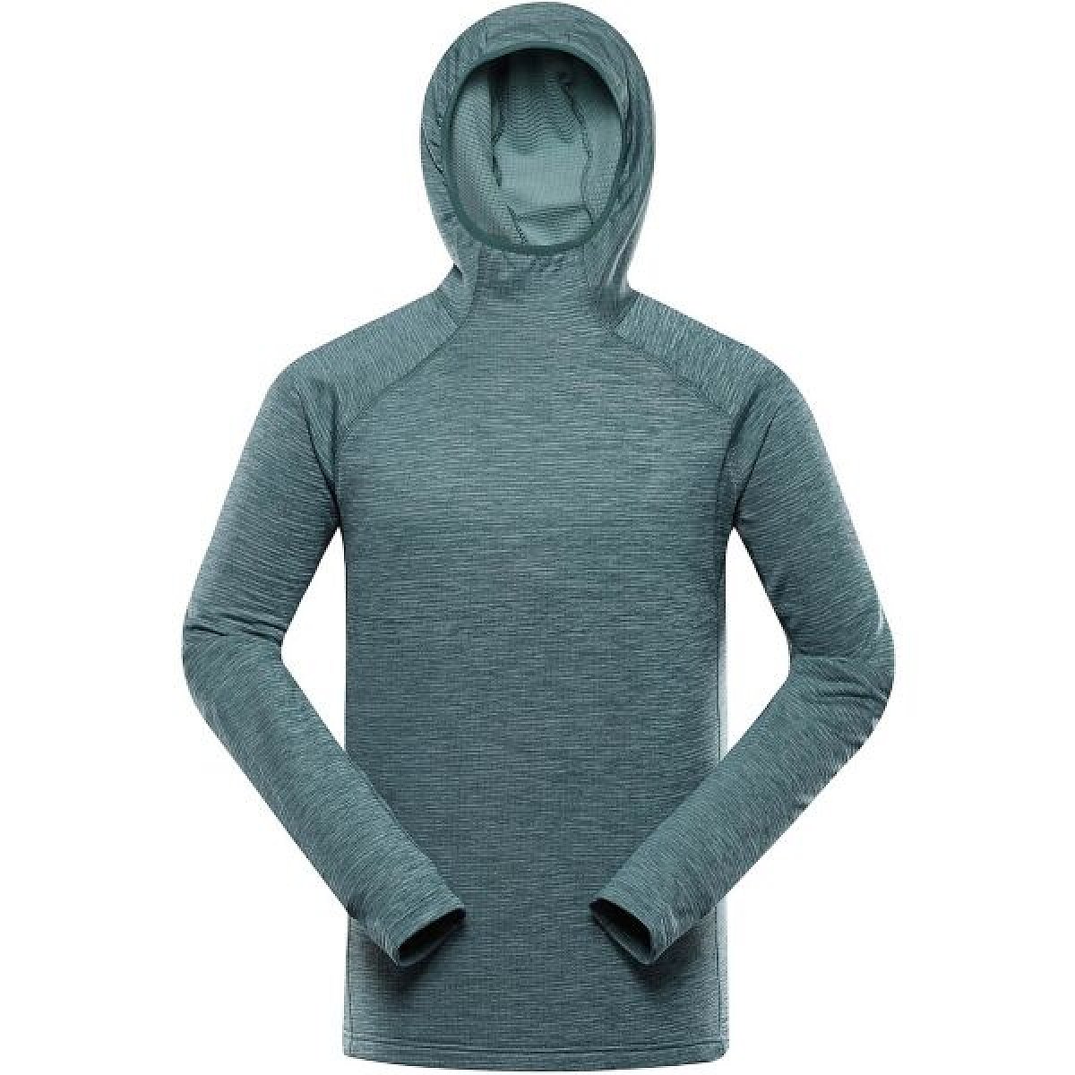 ALPINE PRO ROLT Pánská rychleschnoucí mikina, zelená, velikost