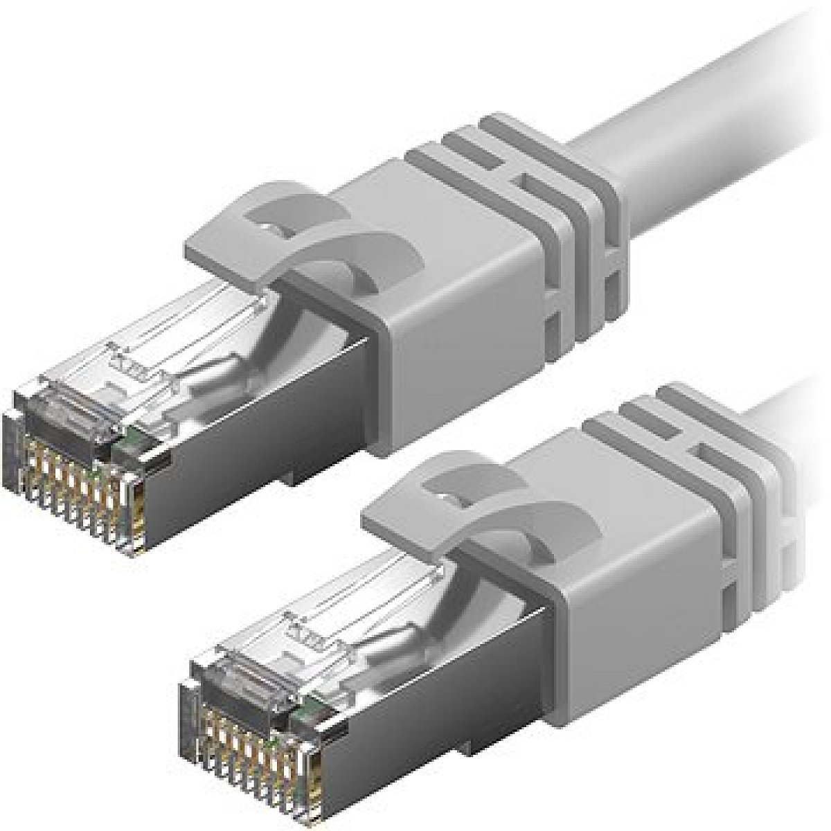 AlzaPower Patch CAT7 S/FTP 20m šedý
