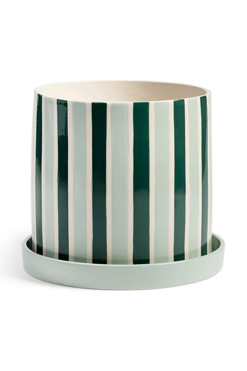 Květináč &k amsterdam clash stripe 16.5 x 18 cm