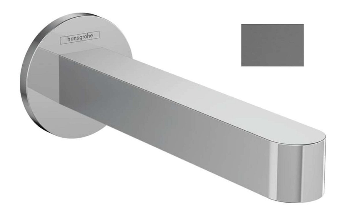 Hansgrohe Finoris - Vanová vpusť, kartáčovaný černý chrom 76410340