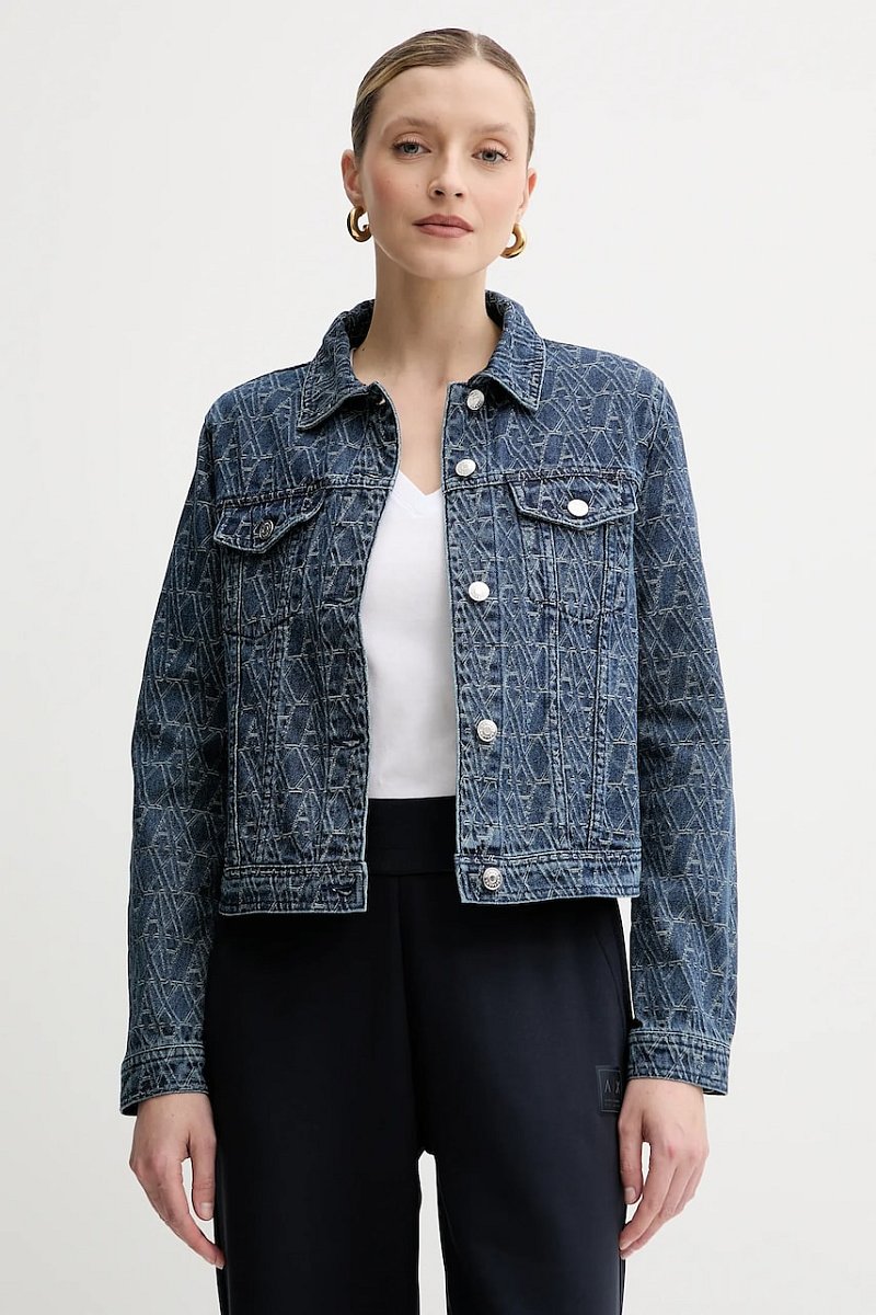 Bavlněné tričko Armani Exchange dámské, bílá barva, XW000527 AF10356