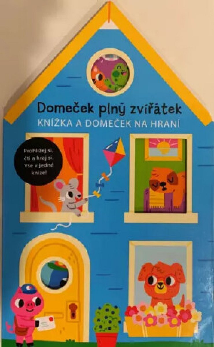 Domeček plný zvířátek - Knížka a domeček na hraní - rozkládací leporelo (Defekt) - Lizzy Doyle