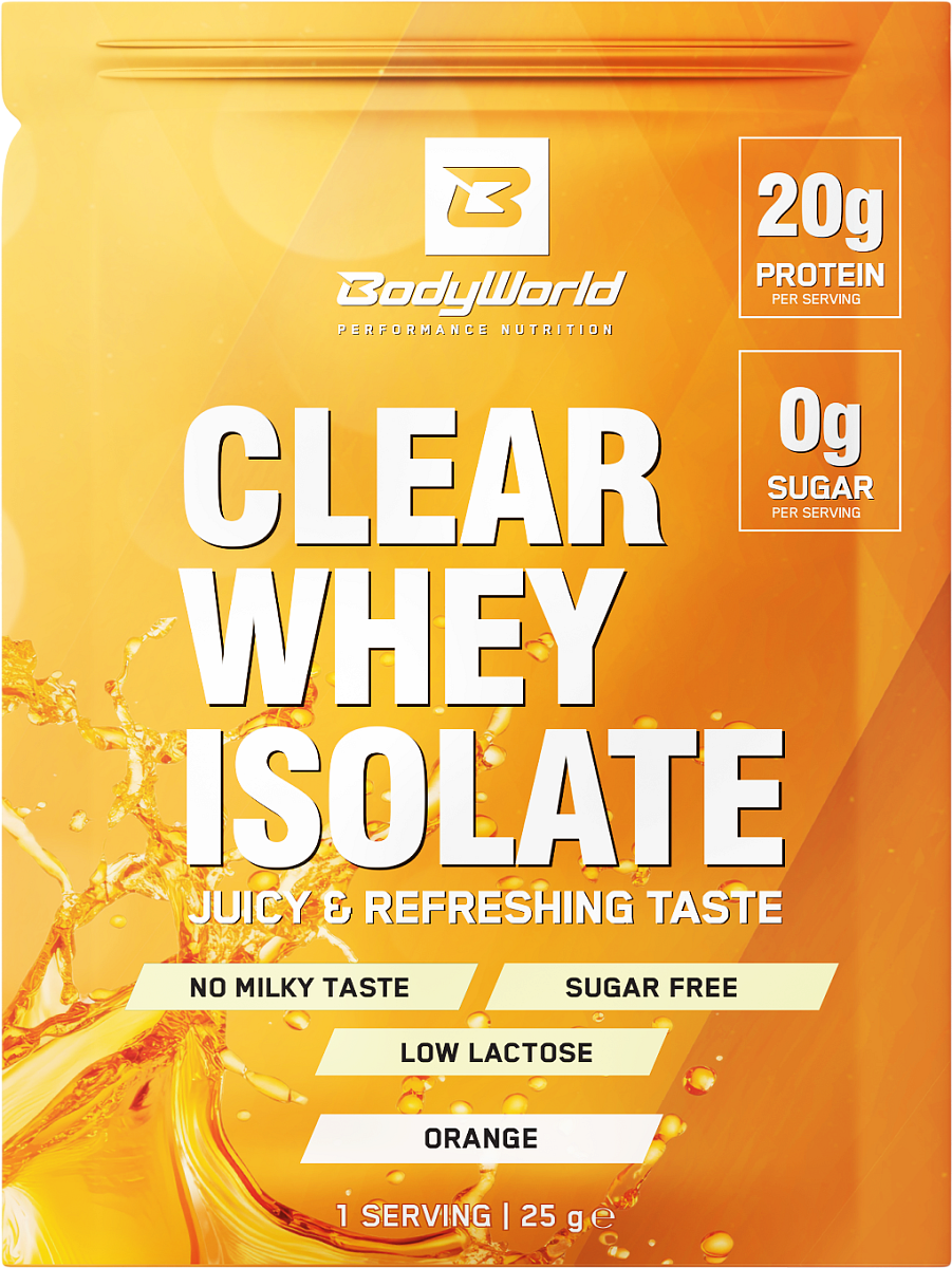 BodyWorld Clear Whey Isolate 25 g zelený čaj-yuzu