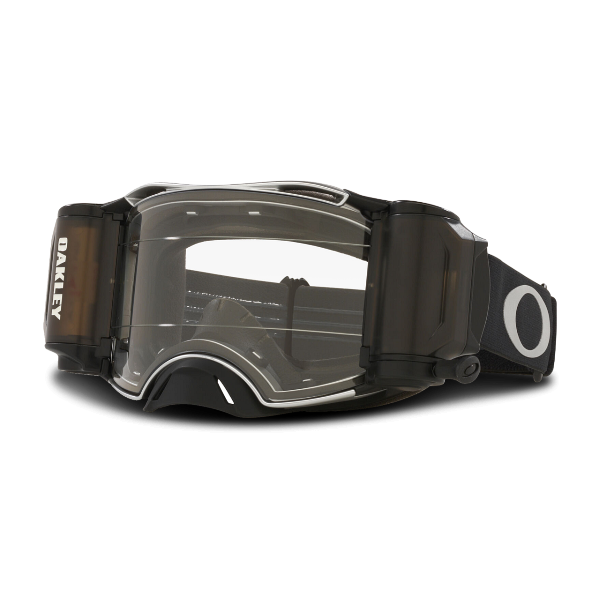 Motokrosové Brýle Oakley Airbrake Tuff Blocks Gunmetal Černá Roll Off Čirá