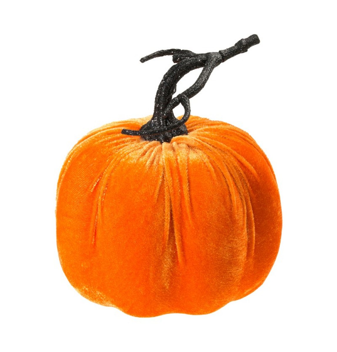 Sametová dýně oranžová 17 cm
