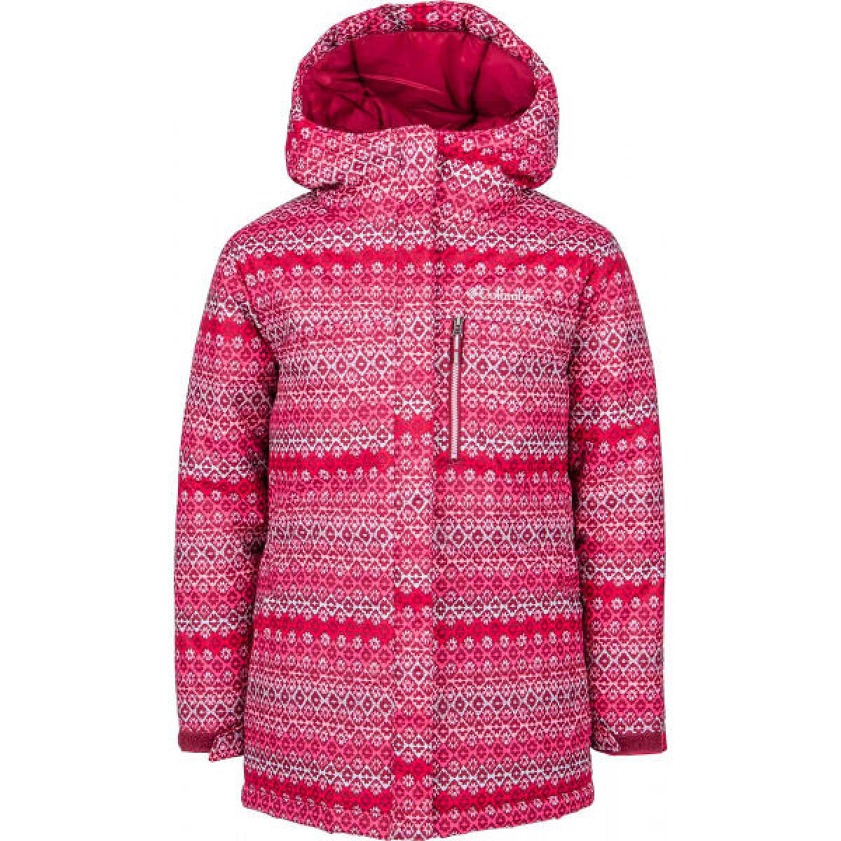 Columbia ALPINE FREE FALL II JACKET Dívčí zimní bunda, červená, velikost