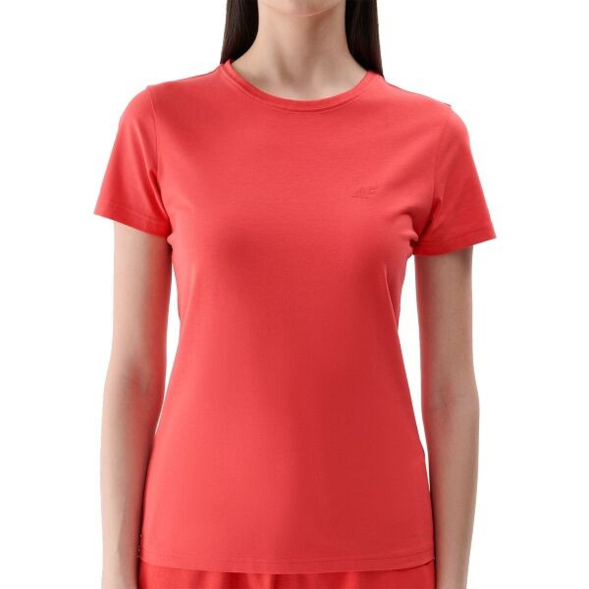 4F T-SHIRT Dámské triko, červená, velikost