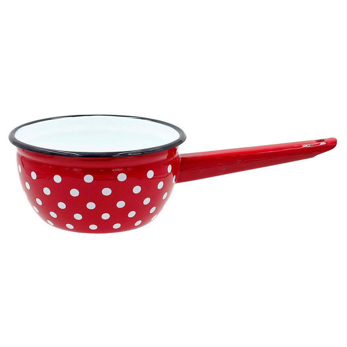 Smaltovaný rendlík 1,5 l červený