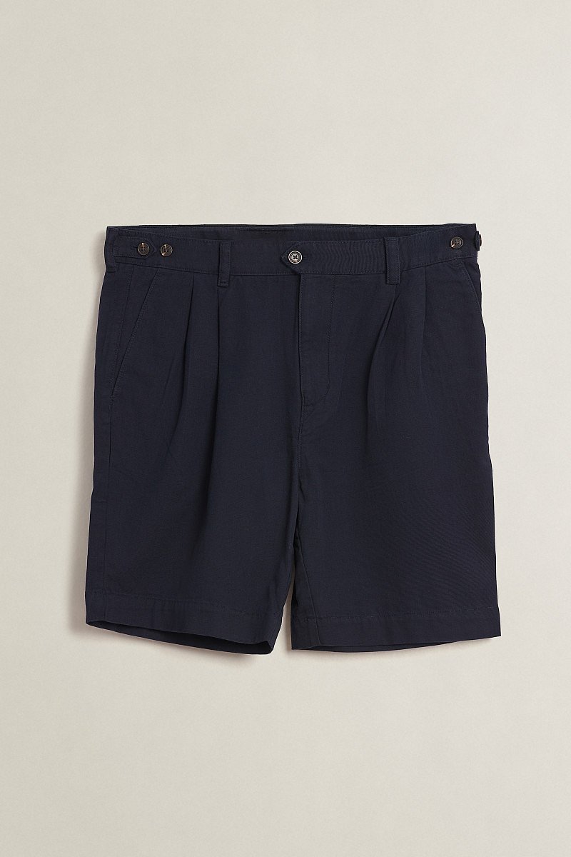ŠORTKY GANT REL LIGHT CANVAS CHINO SHORTS EVENING BLUE