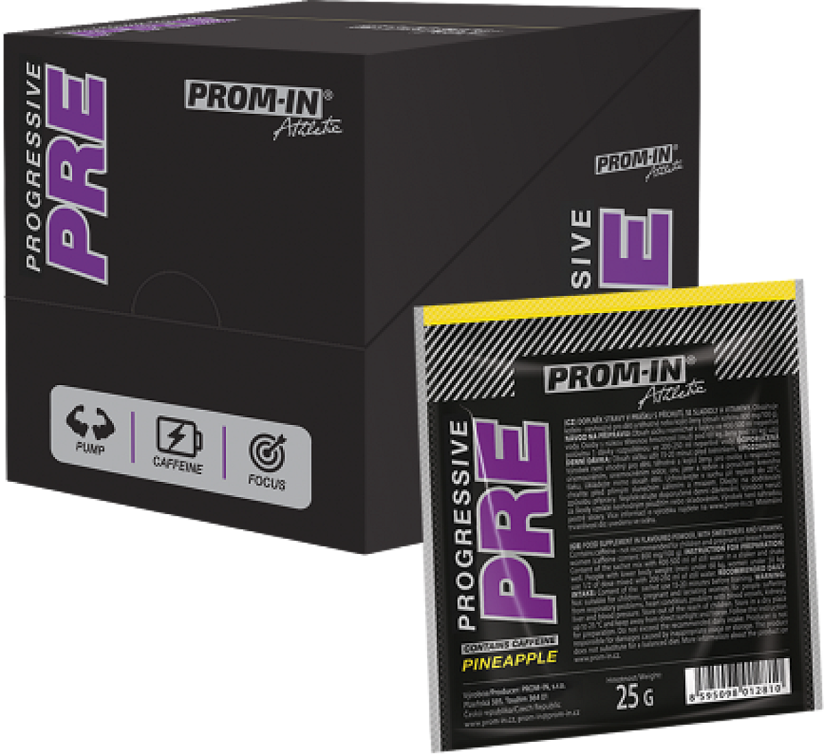 10x Prom-In Progressive PRE 25 g citrón-mäta