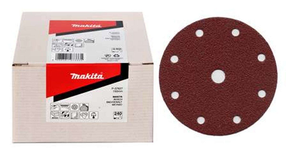Makita Příslušenství - Brusný papír K100, průměr 150 mm, 50 ks P-37596