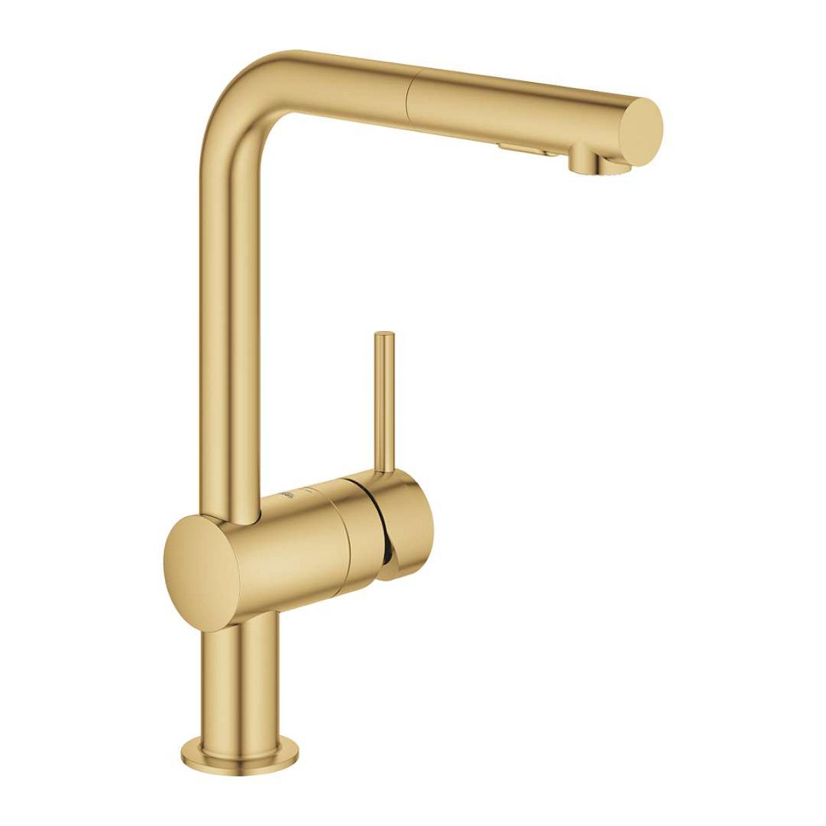 Grohe Minta - Dřezová baterie s výsuvnou sprškou, kartáčovaný Cool Sunrise 30274GN0