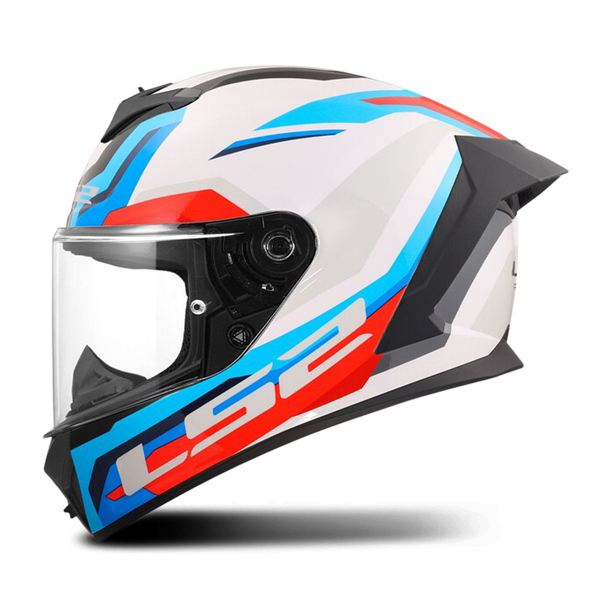 Integrální Helma LS2 FF820 Rapid III Hyper Bílá/Modrá/ČervenáS