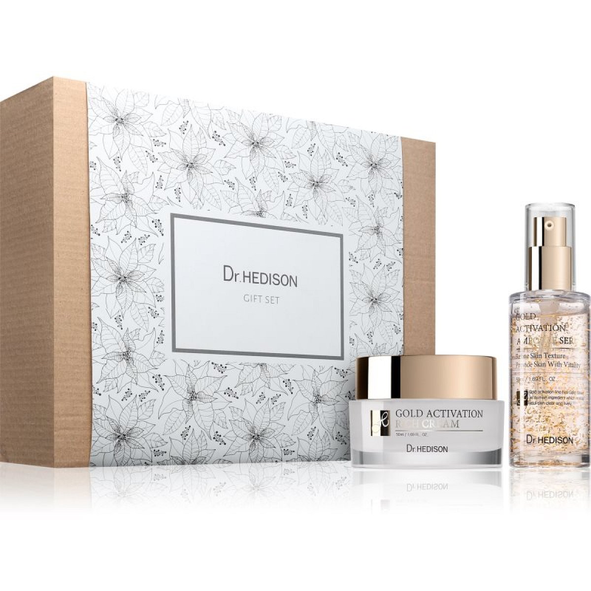 Dr. HEDISON Gold Activation Set dárková sada proti stárnutí