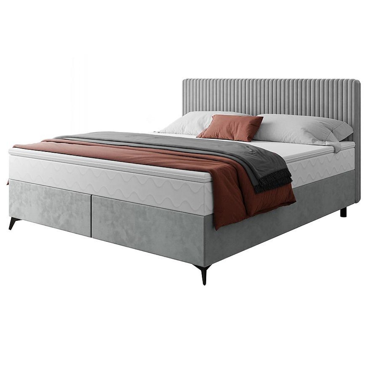 Postel Wave s topperem 160x200 Manila 15/Tilia 86