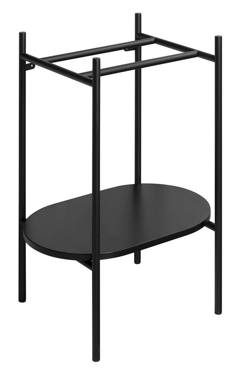 Sapho Puno - Kovový podstavec pod umyvadlo, černá SKA590-2