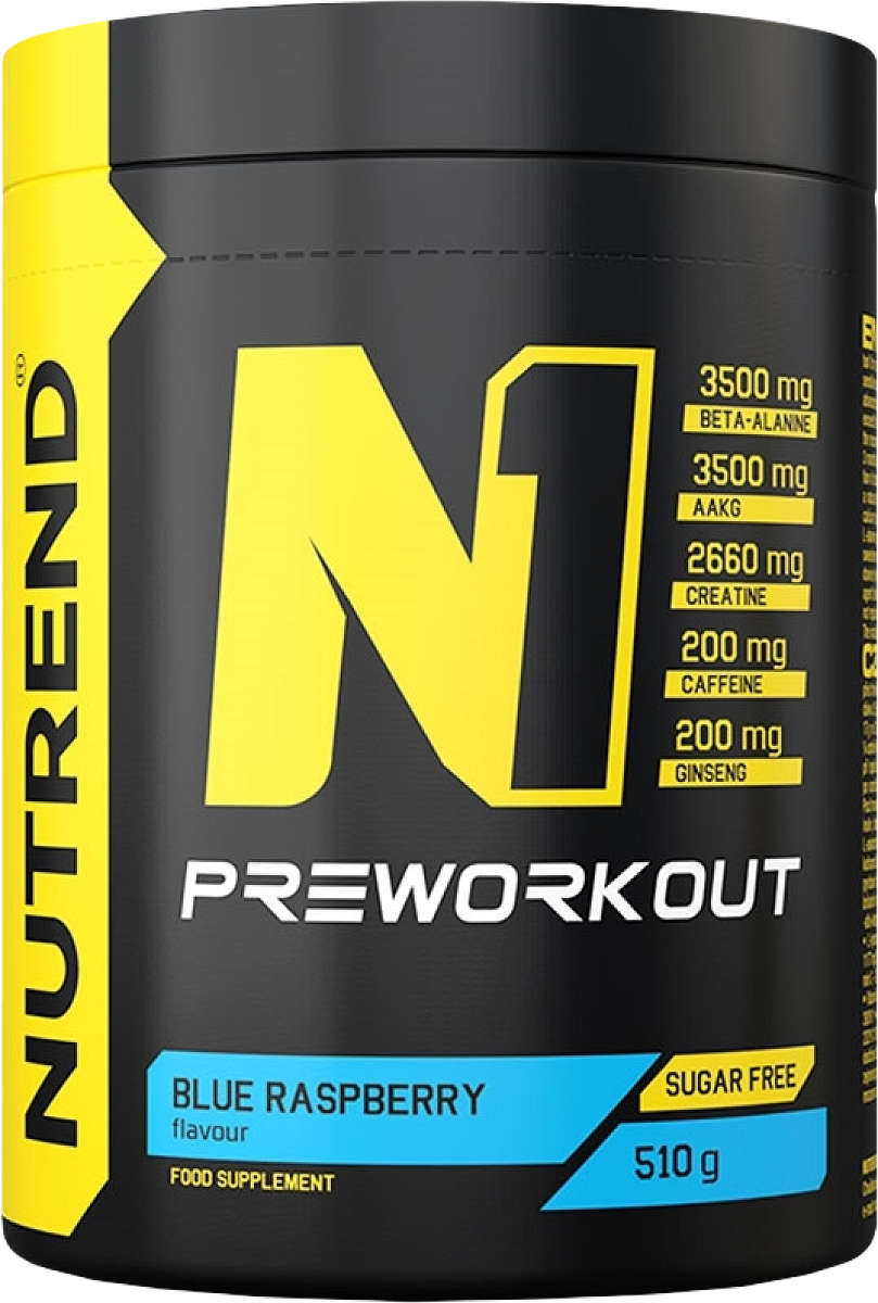 Nutrend N1 Pre-Workout 510 g červený pomeranč